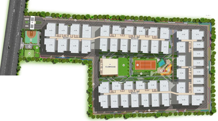 Master Plan of GHR Titania in Kondapur, Hyderabad - Image 115054