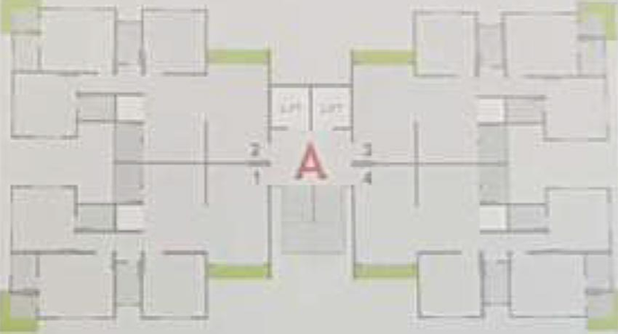 Floor Plan of Sai Drashti Residency in Amroli, Surat - Image 178449
