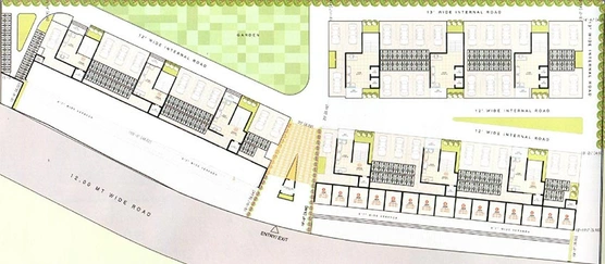 Master Plan of Sai Mohan Flats in Bhestan, Surat - Image 178496