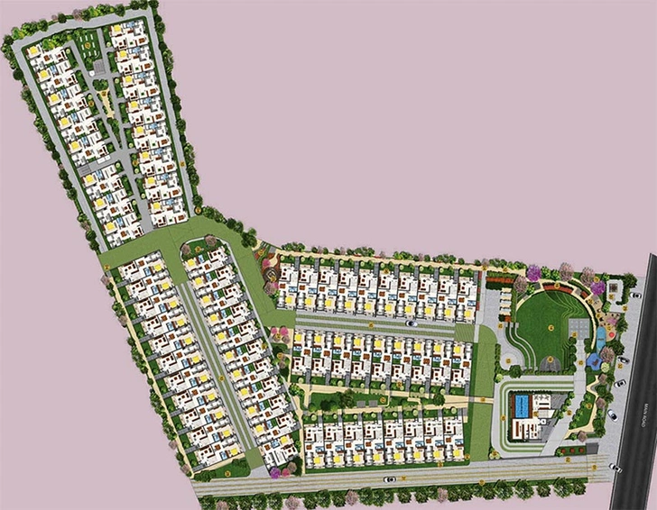 Master Plan of GRC Saffron Skies in Kanakapura, Bangalore - Image 178687