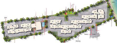 Master Plan of Mittal Palms in Jakkur, Bangalore - Image 178749