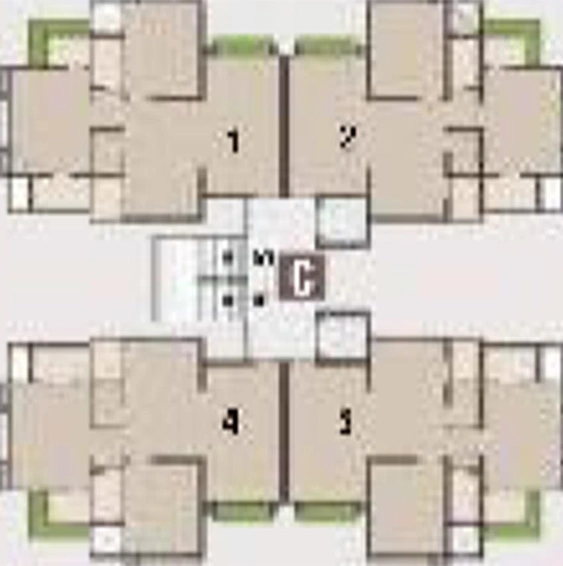Floor Plan of Janvi Savan Plaza in Chikuwadi, Surat - Image 178854