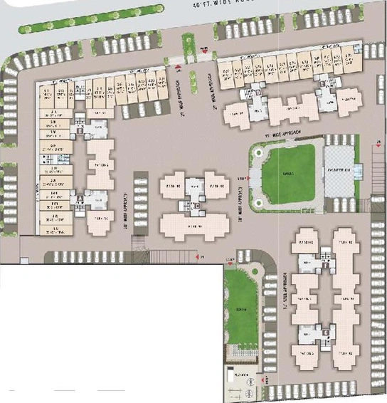 Master Plan of Janvi Savan Plaza in Chikuwadi, Surat - Image 178855