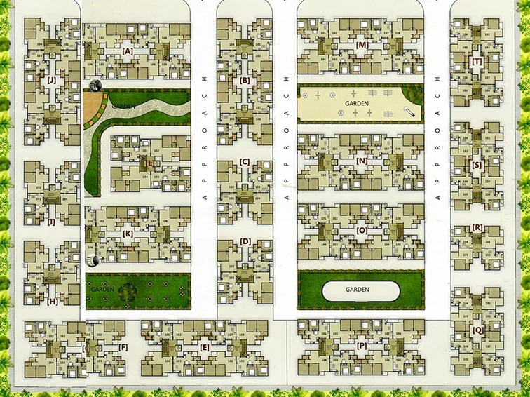 Master Plan of Krishna Shaligram Flora in Navagam, Surat - Image 178917