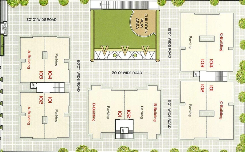 Master Plan of Shikhar Avenue in Jahangirpura, Surat - Image 178987