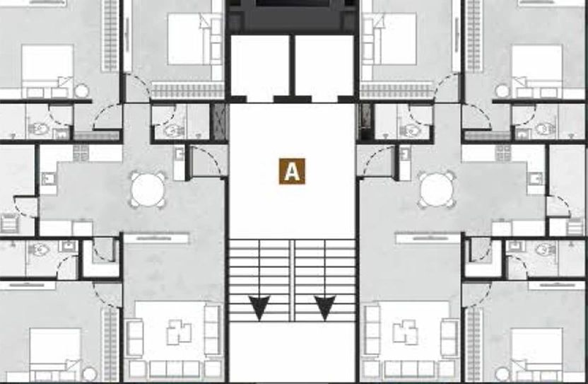 Floor Plan of Shivay Shivalik Classic in Bhimrad, Surat - Image 179045
