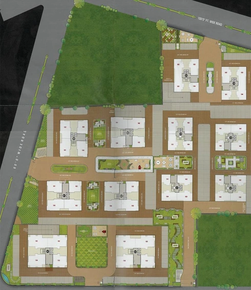 Master Plan of Shivdhara Residency in Mota Varachha, Surat - Image 179092