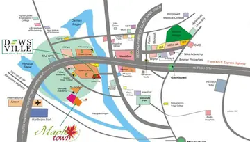 Location of Radha Maple Town - Image 115060