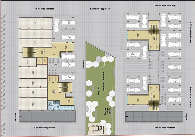Master Plan of Shiv Shlok Heights in Kamrej, Surat - Image 179100
