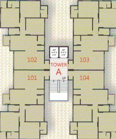 Floor Plan of Vijayvargia Shriya Heights in Saroli, Surat - Image 179169