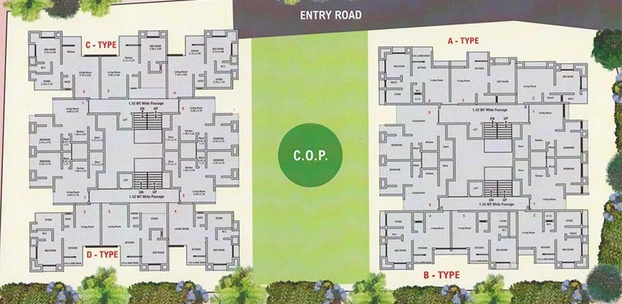 Master Plan of Shubh Residency in Dabholi, Surat - Image 179209