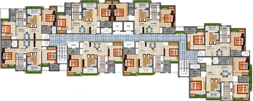 Floor Plan of Agni Balaraga in Ambattur, Chennai - Image 179285