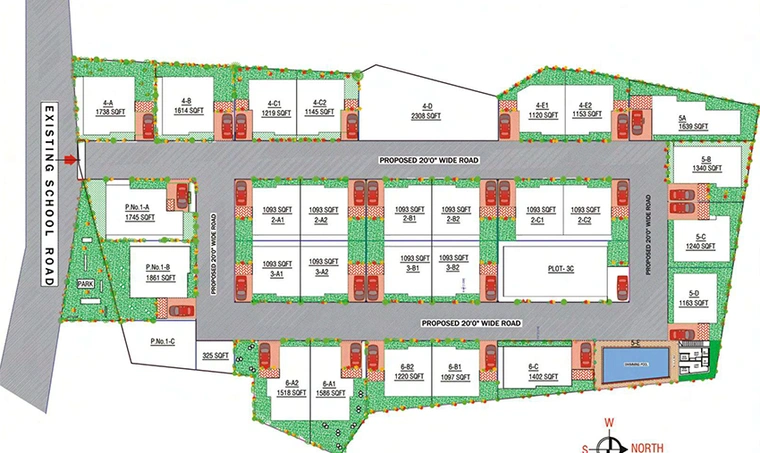 Master Plan of Agni Maple in Perumbakkam, Chennai - Image 179307
