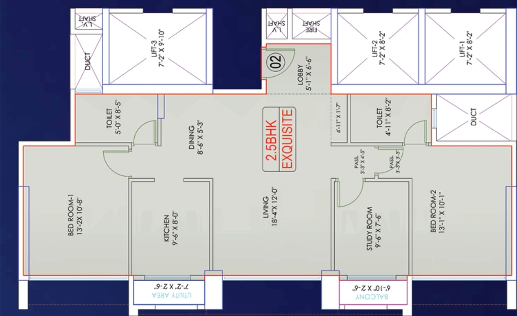 2.5 BHK Flat in Fortune Florence in Borivali East, Mumbai - Image 751004