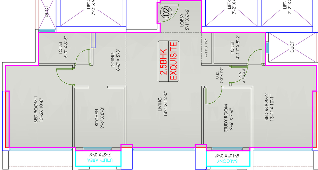 5 BHK Flat in Fortune Florence in Borivali East, Mumbai - Image 751005