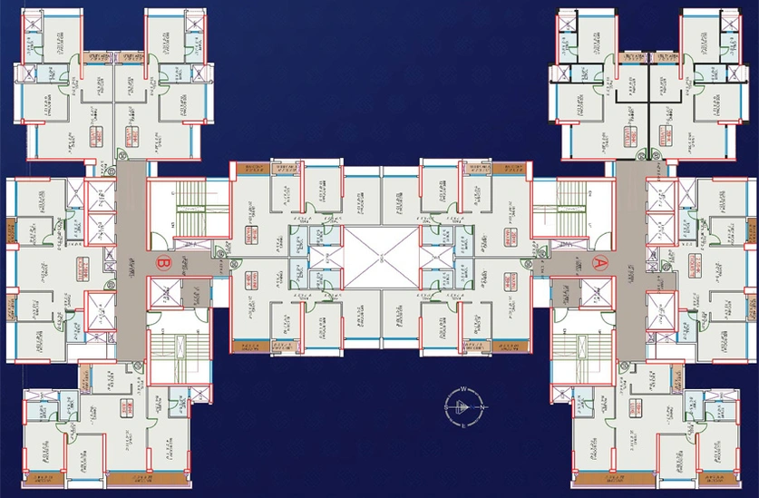 Floor Plan of Fortune Florence in Borivali East, Mumbai - Image 115096
