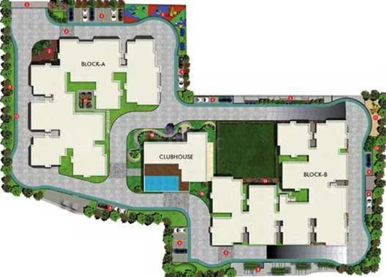 Master Plan of ARK Oak Tree in Whitefield, Bangalore - Image 179406