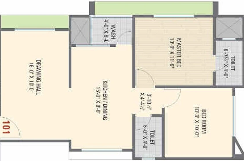3 BHK Flat in Silver Sky in Uttran, Surat - Image 819566