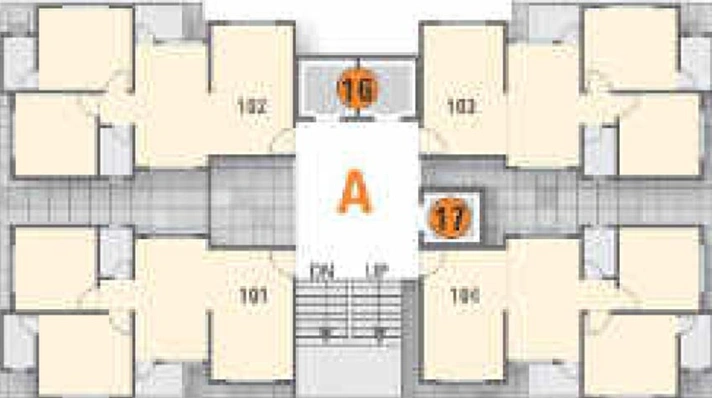 Floor Plan of Silver Sky in Uttran, Surat - Image 179500