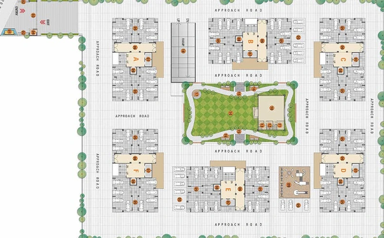 Master Plan of Silver Sky in Uttran, Surat - Image 179501