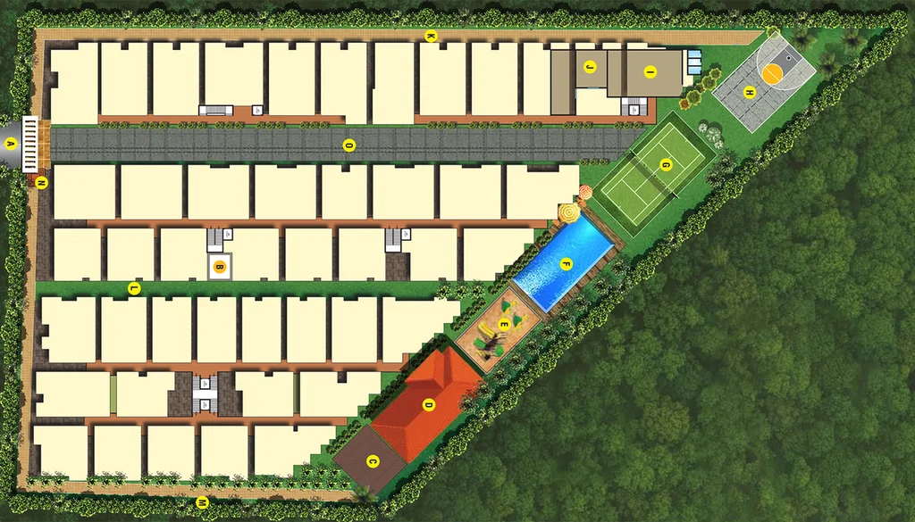 Master Plan of Nava Gokulam in Horamavu, Bangalore - Image 179480