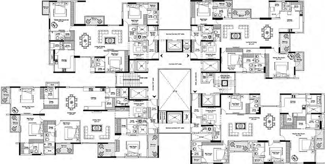 Floor Plan of BBCL Breeze in Kilpauk, Chennai - Image 179565