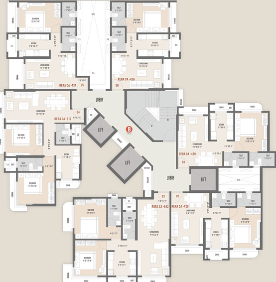 Floor Plan of Skylon Suburbia in Kandivali West, Mumbai - Image 31152