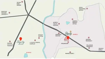 Location of Pramukh Skycity World - Image 179675