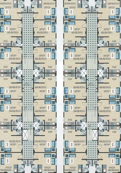 Floor Plan of Someshwar Residency in Dindoli, Surat - Image 179706