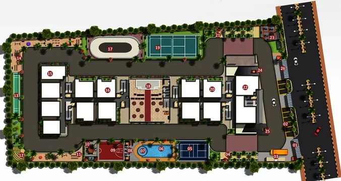 Master Plan of SV Prime in Whitefield, Bangalore - Image 179725