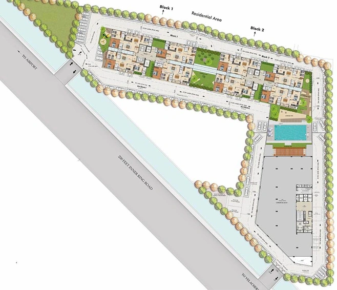 Master Plan of DRA Tuxedo Elite in Velachery, Chennai - Image 179792