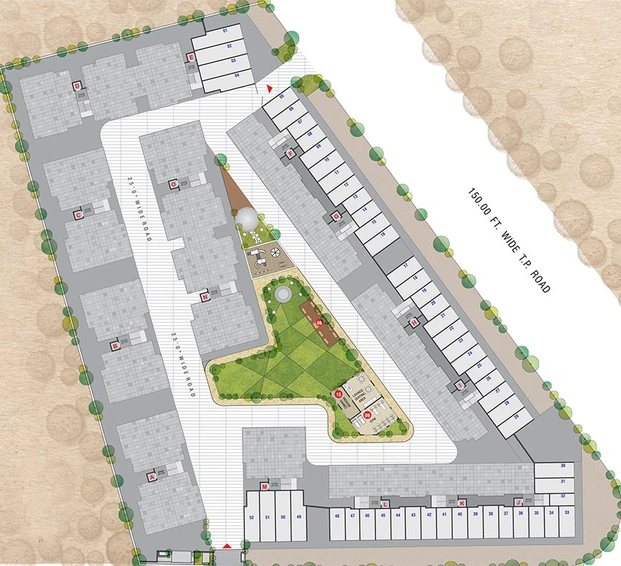 Master Plan of Sunday Residency in Amroli, Surat - Image 179891