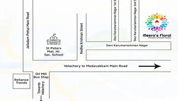 Location of Meera Floral - Image 179939