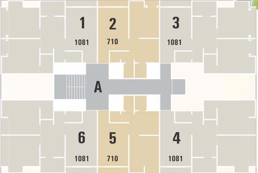 Floor Plan of Swastik Green in Dindoli, Surat - Image 179985