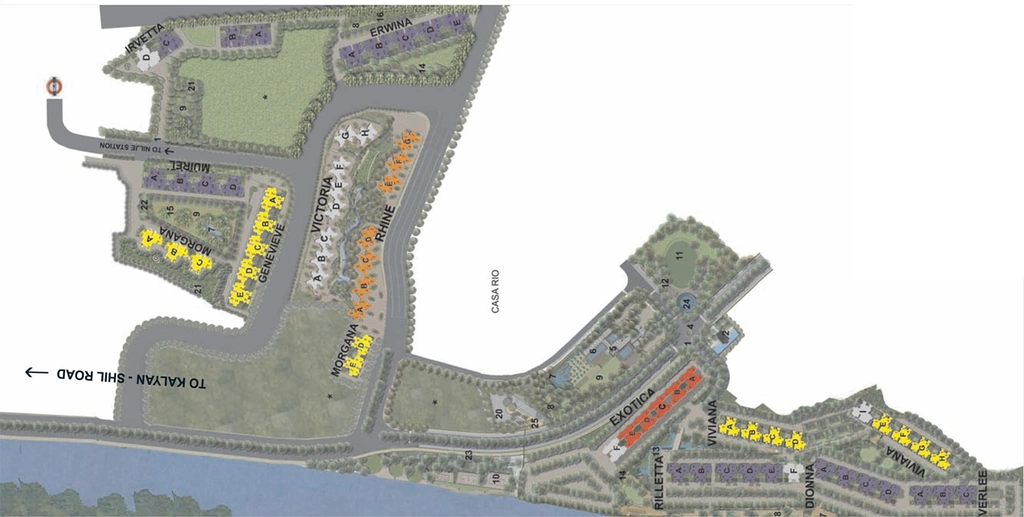Master Plan of Lodha Casa Rio Gold in Dombivli, Thane - Image 168473