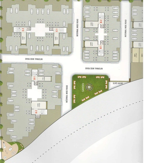 Master Plan of Swastik Residency in Dindoli, Surat - Image 180016