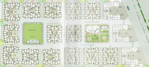 Master Plan of Sukan Swastik Residency in Dindoli, Surat - Image 180032
