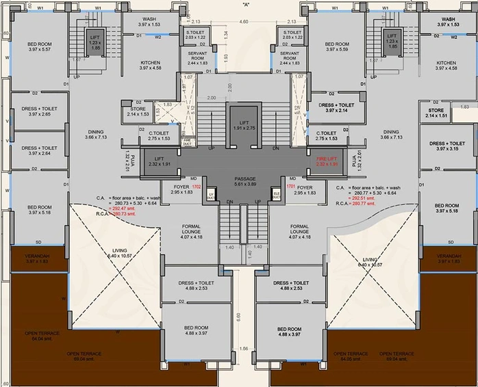 6 BHK Duplex in Happy The Impressia in Rander, Surat - Image 819809