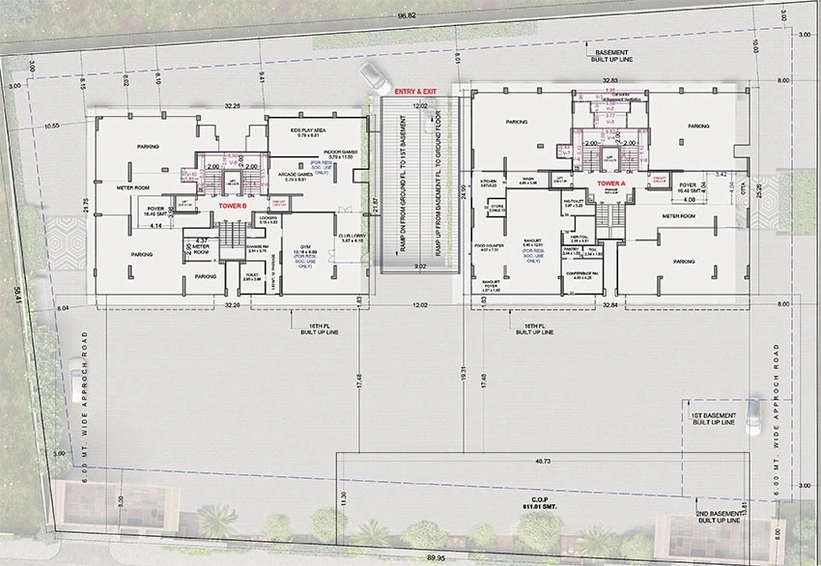 Master Plan of Happy The Impressia in Rander, Surat - Image 180195