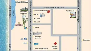 Location of Egattur OMR - House of Hiranandani - Image 180225
