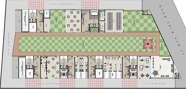 Master Plan of Siddharth Homes The Majestic in Althan, Surat - Image 180357