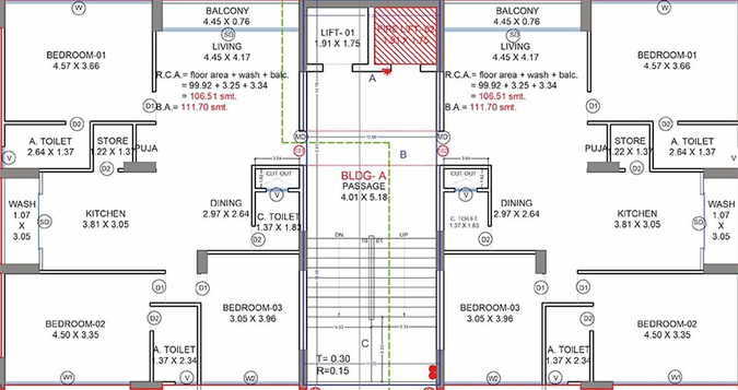 Floor Plan of Sankalp The Signature in Mota Varachha, Surat - Image 180388