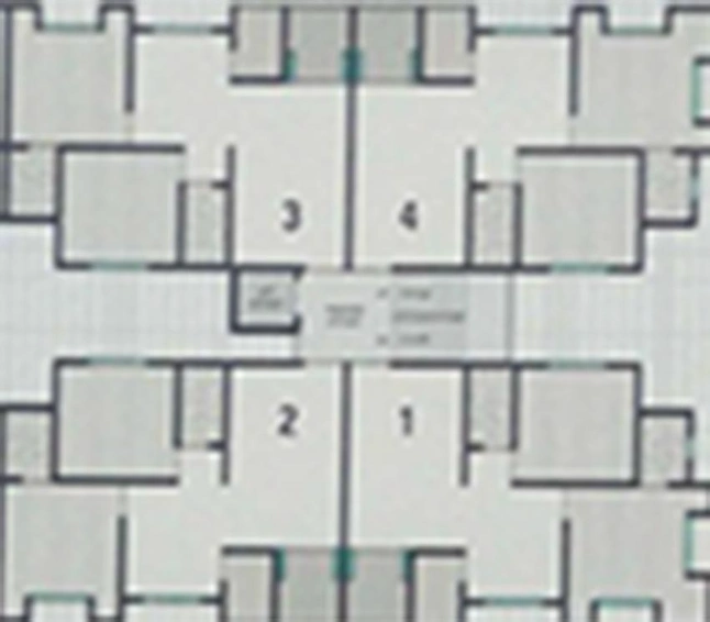 Floor Plan of Rajat Toral Residency in Kamrej, Surat - Image 180407