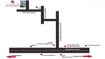 Location of Nithish Sai Residency - Image 180420