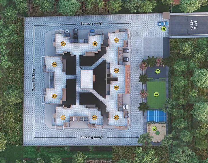 Master Plan of NB Bhalchandra Vatika in Punawale, Pune - Image 180522