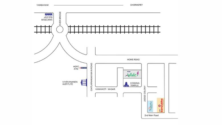 Location of VGK Samyuktha in Tambaram, Chennai - Image 180619