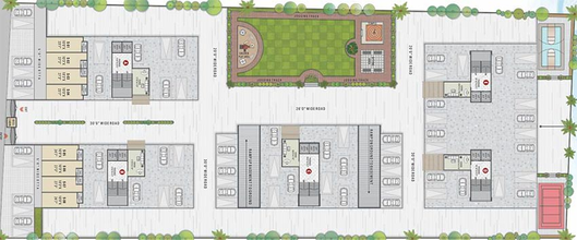 Master Plan of Shree Krishna Dreams in Godadara, Surat - Image 180637