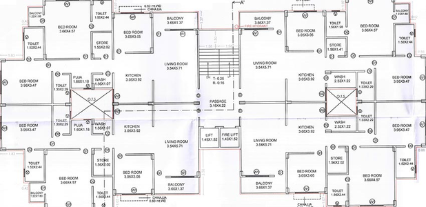 Floor Plan of Bipinbhai L Gadhiya Shree Kunj in Bhatha, Surat - Image 180664