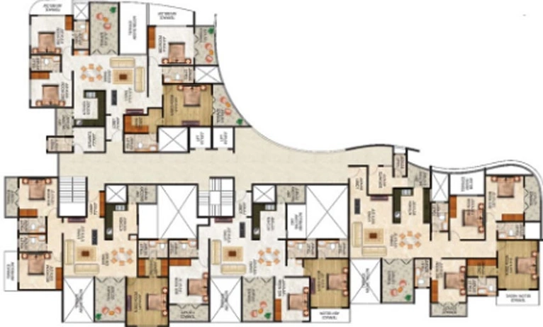 Floor Plan of Mittal 24 Carats in Pimpri Chinchwad, Pune - Image 115852