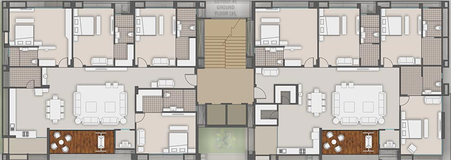 Floor Plan of Vedant Heights in Vesu, Surat - Image 180938